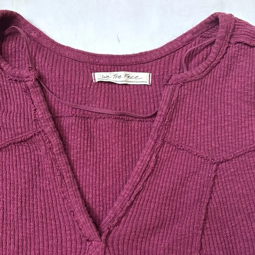 Free People Give Me A Little Bell Sleeve Rib Top - Picture 8 of 14